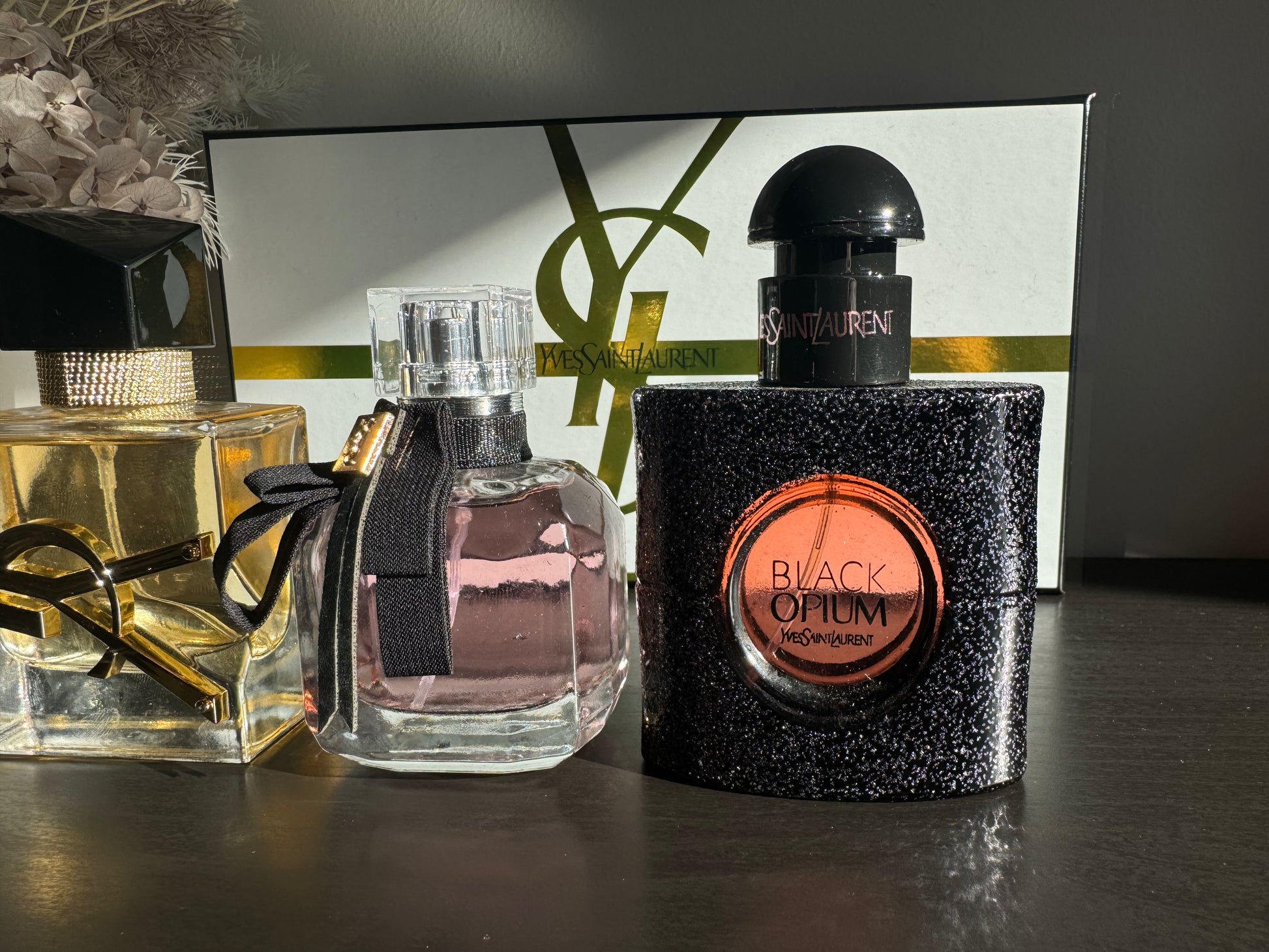 YSL Women’s Perfume Gift Set – 3 x 30ml Eau de Parfum (Libre, Mon Paris, Black Opium)
