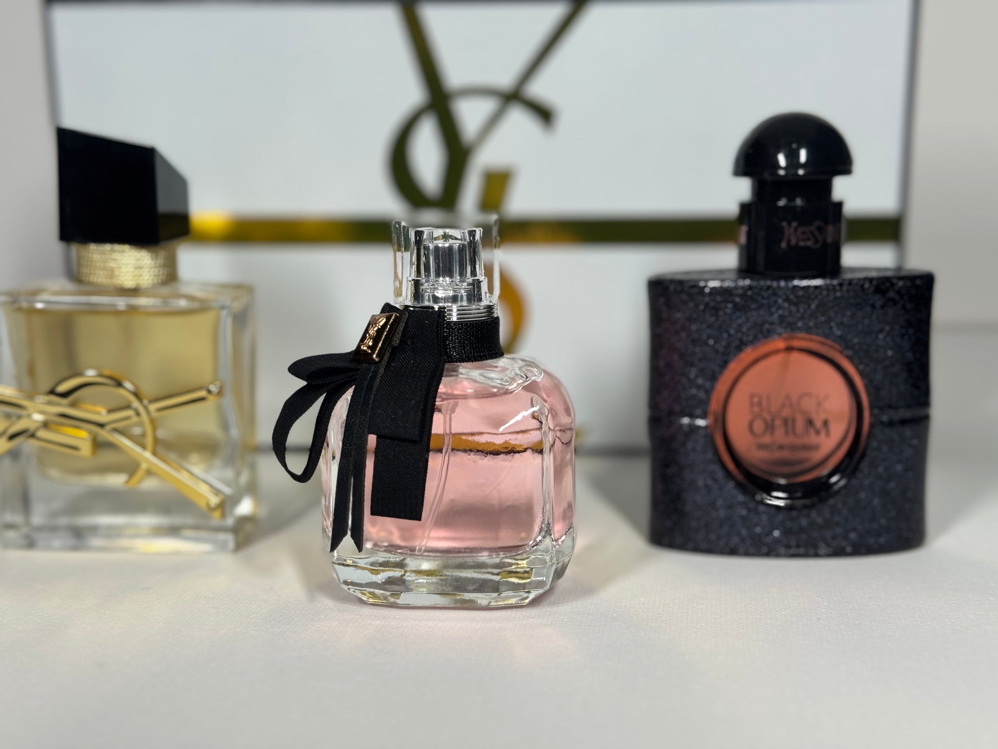 YSL Women’s Gift Set – Black Opium, Mon Paris, Libre 30ml Eau de Parfum Perfume Trio